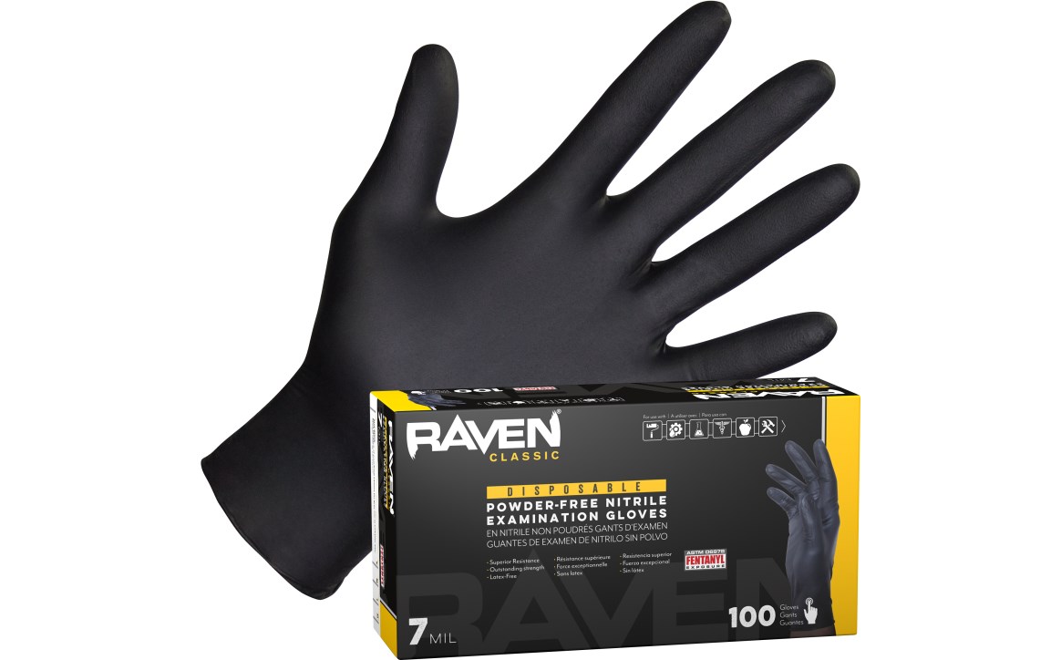 SAS Safety Group | Raven® Powder-Free Exam Grade Nitrile